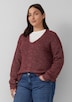 Weicher Strickpullover im Relaxed Fit mit V-Ausschnitt