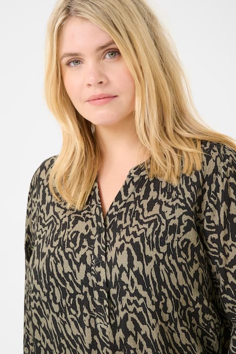 Langarm-Bluse Regular fit