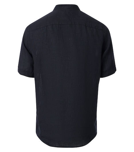 Leinenhemd Kurzarm uni Casual Fit