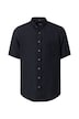 Leinenhemd Kurzarm uni Casual Fit