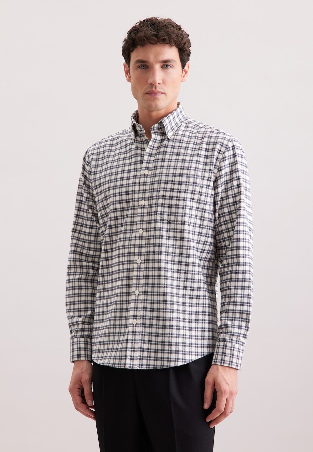 Herren Flanellhemd - Karo