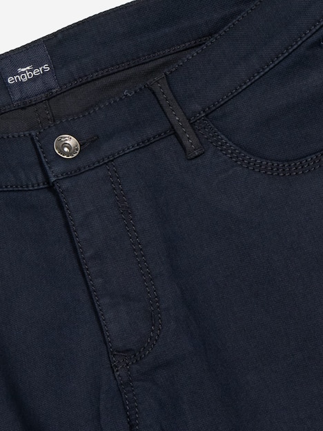 engbers Herren 5-Pocket-Hose regular , Marineblau