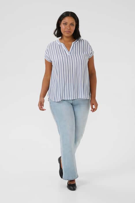 Kurzarm-Bluse Regular fit