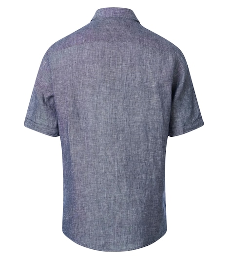 Leinenhemd Kurzarm uni Casual Fit
