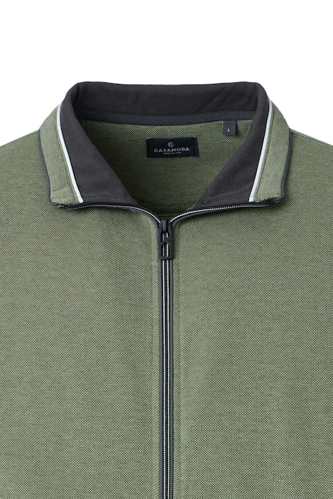 Sweatjacke gestreift