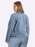 Jeansblazer Jeansjacke in Blousonform Langarm Umlegekragen