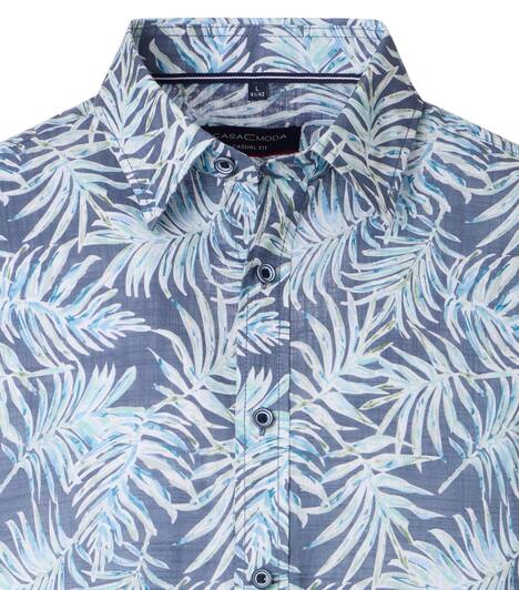 Freizeithemd Kurzarm Print Casual Fit