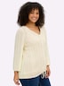 3/4-Arm-Pullover 3/4-Arm Ajour