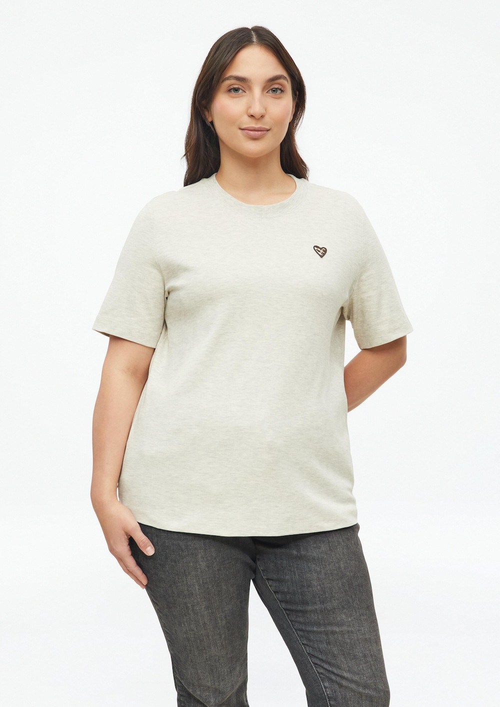 T-Shirt mit Leo-Herz
