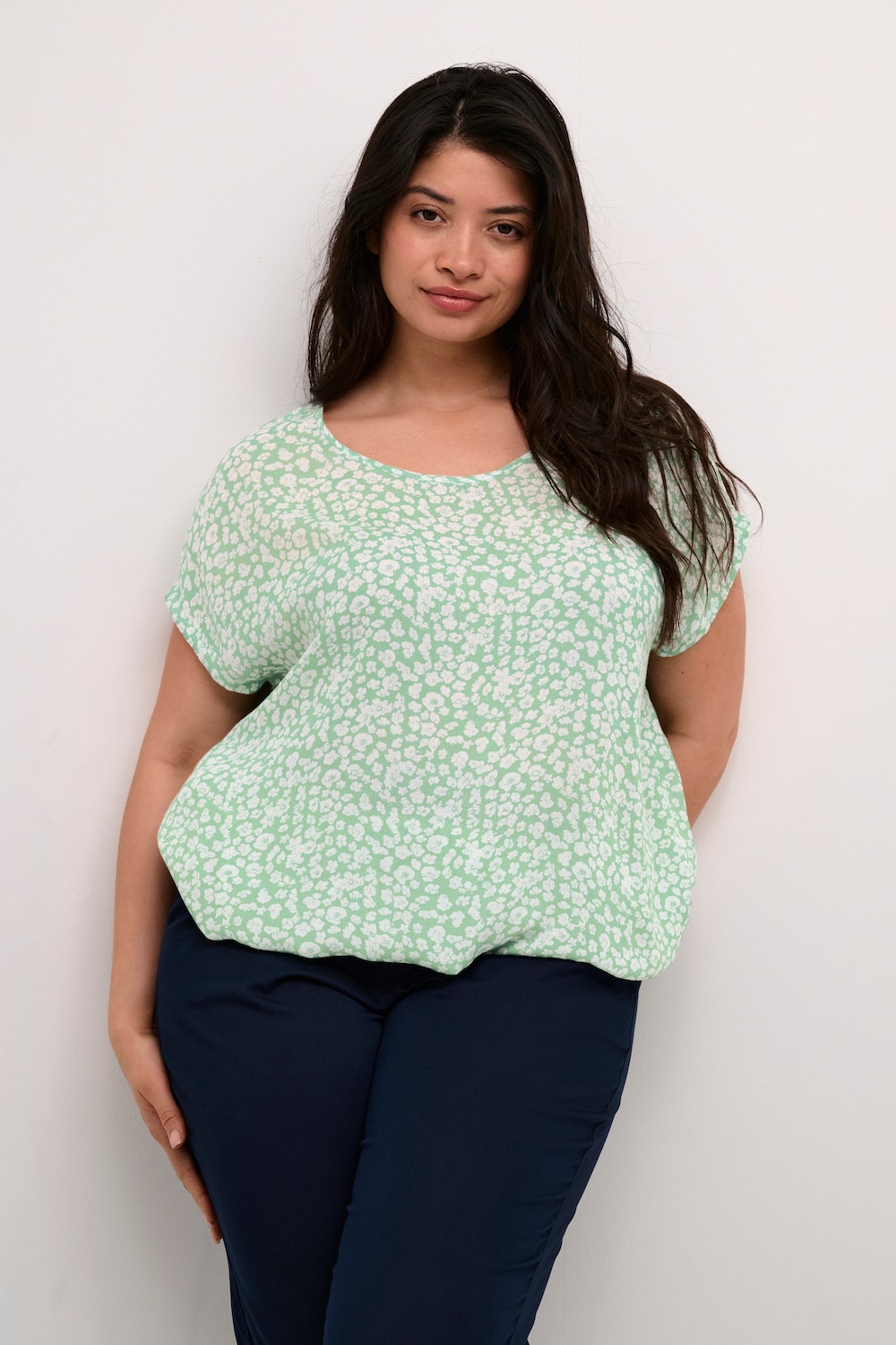 Kurzarm-Bluse Loose fit