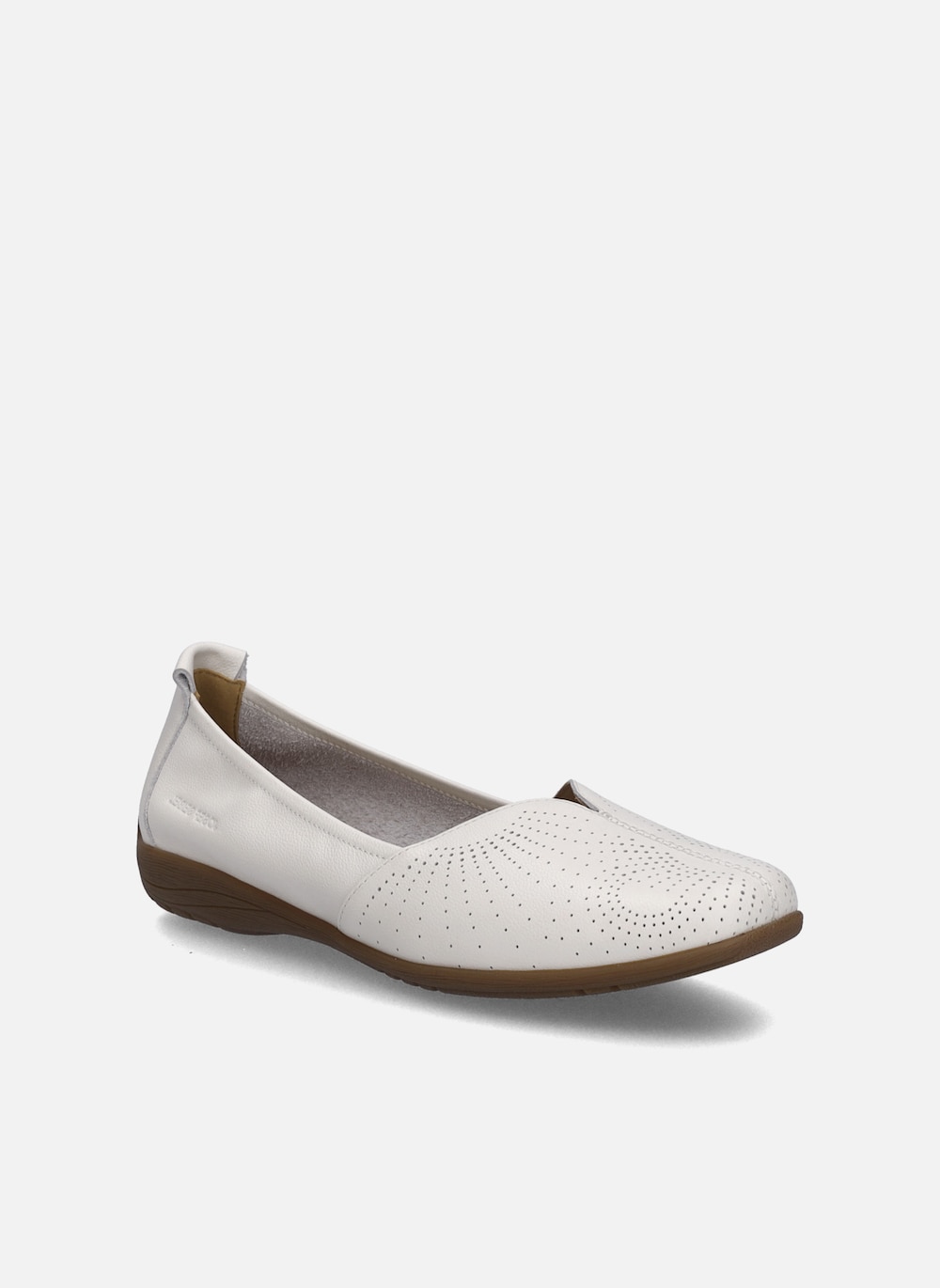 Damen Ballerina Fenja 29, weiss