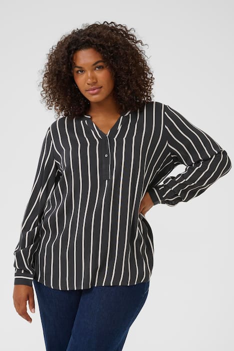 Langarm-Bluse Regular fit