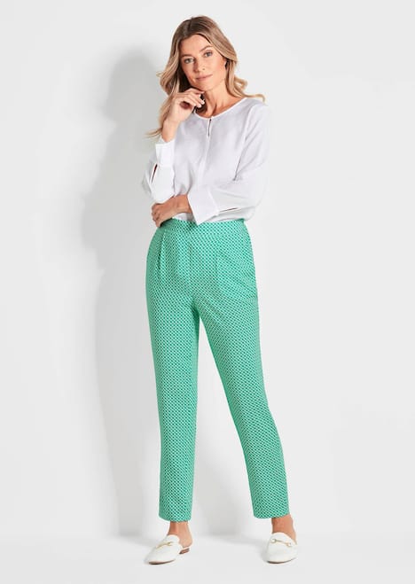 GOLDNER Gedessineerde broek SARA Gedessineerde broek SARA