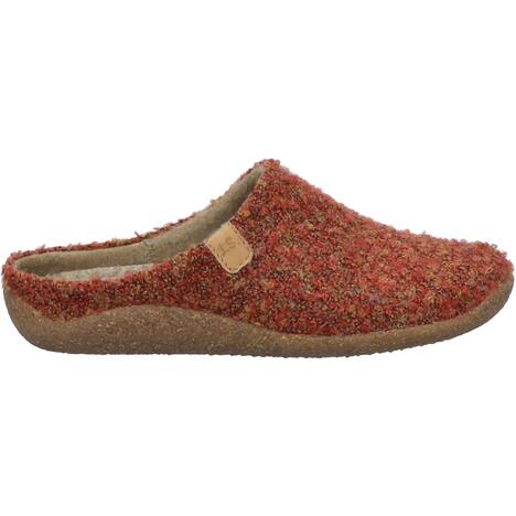 Damen Hausschuh Vinny 03, rot-multi