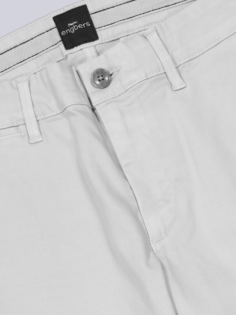 engbers Herren Chino regular , Silbergrau