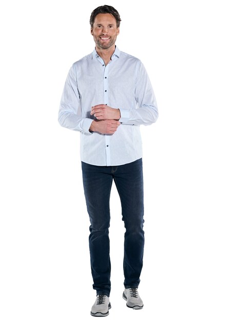 Herren Langarm-Hemd 