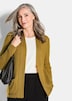 Offener Cardigan mit Taschen, Glanz