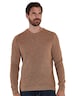 Herren Pullover meliert , Dunkelorange