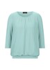 Chiffon-Shirt mit 3/4-Arm, Rundhals