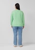 Flauschige Baumwollmix-Strickjacke