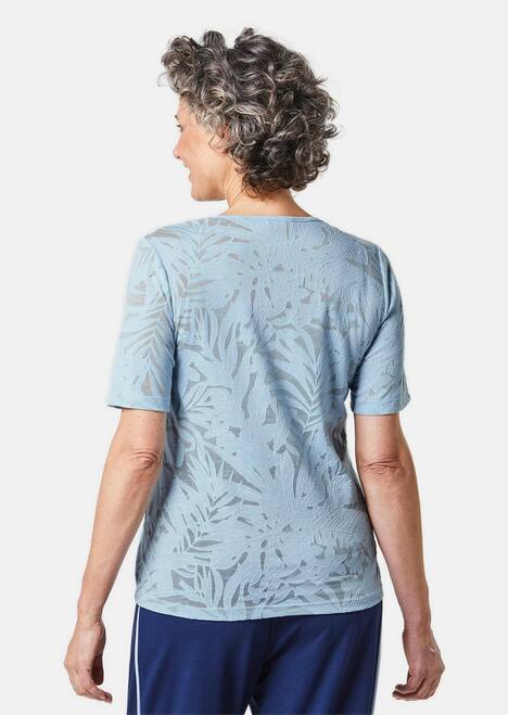 GOLDNER Shirt met etskant Shirt in etskantlook