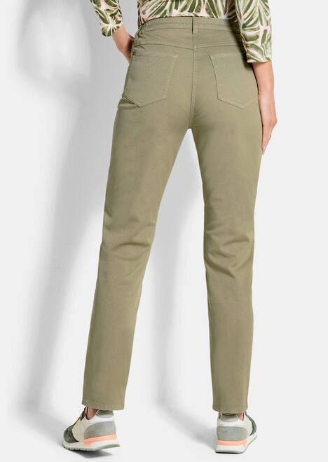 Baumwollhose mit Ziernähten