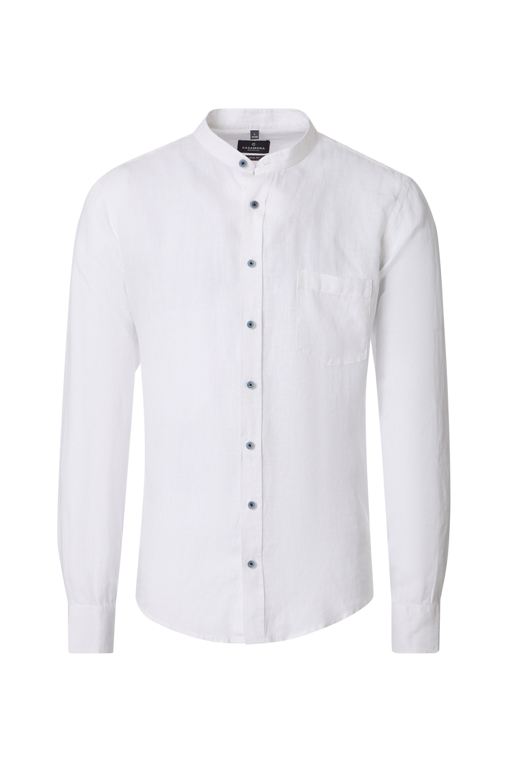 Leinenhemd uni Casual Fit
