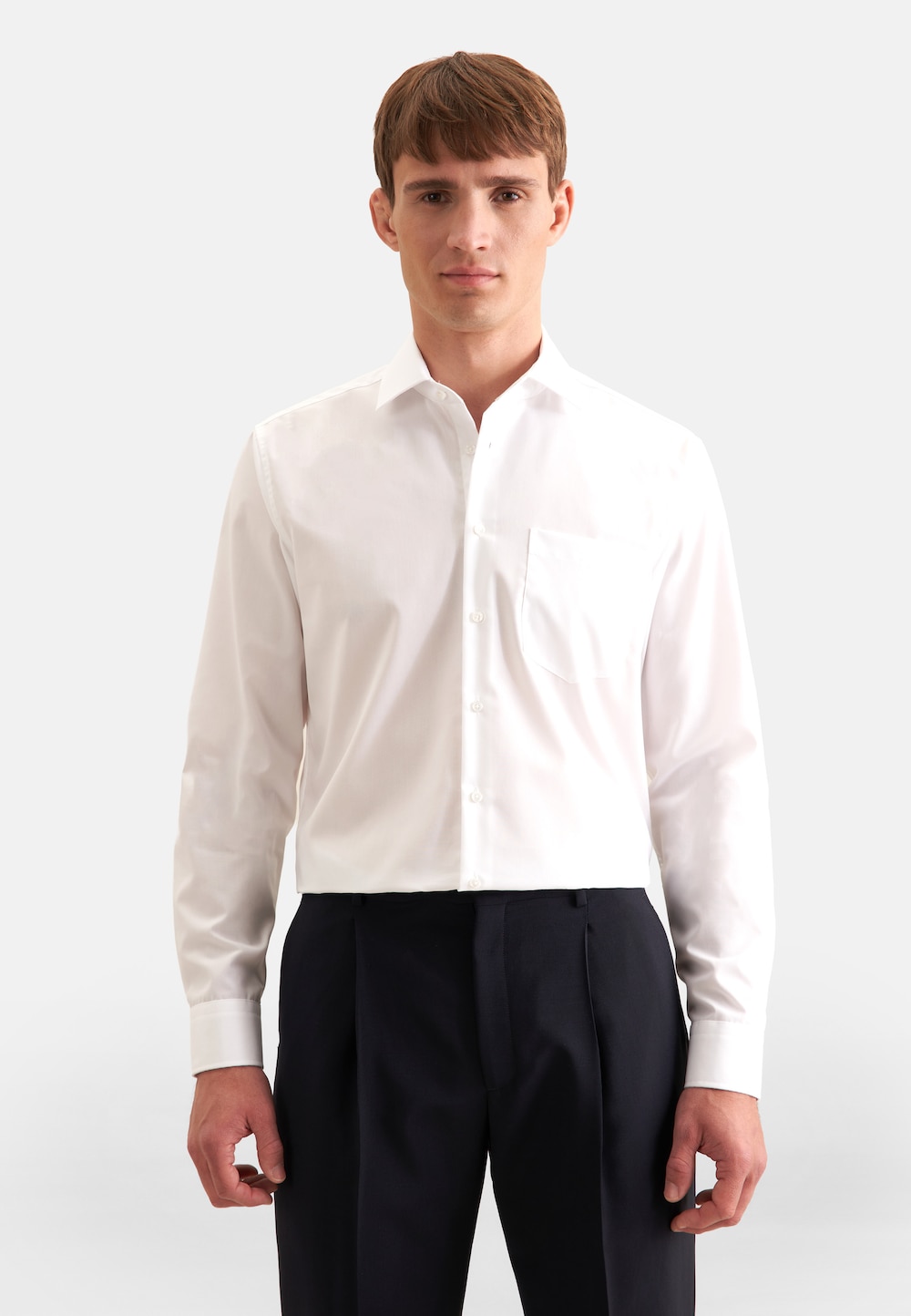 Herren Business Hemd - Uni