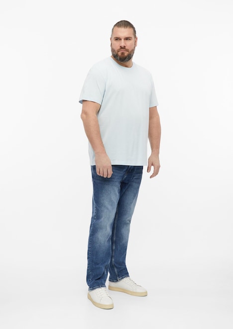 Baumwoll-T-Shirt mit Logo-Print