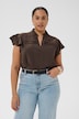Kurzarm-Bluse Regular fit