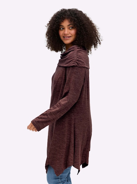Sweatshirt Langarm Rollkragen