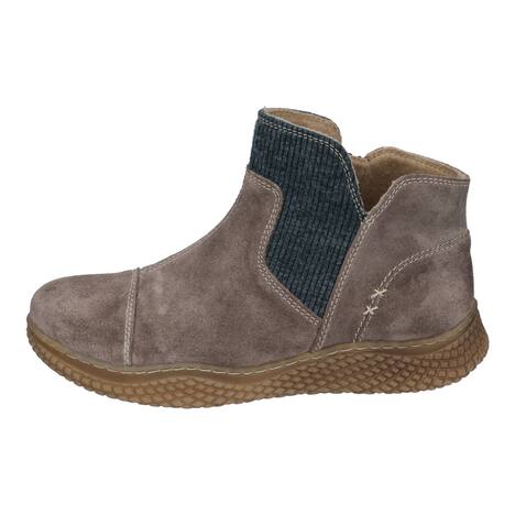 Damen Stiefelette Amelie 08, grau-kombi