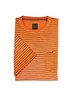 Herren T-Shirt gestreift , Orange