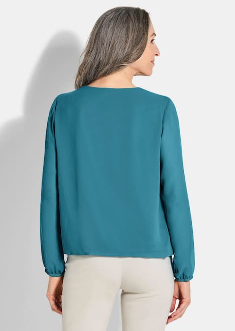 Elegante Bluse aus Chiffon