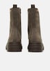 Stiefel in Leder-Optik mit Profilsohle