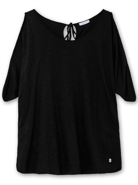 Longshirt Kurzarm Uni