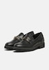 Loafer in Leder-Optik mit Schmuck-Detail