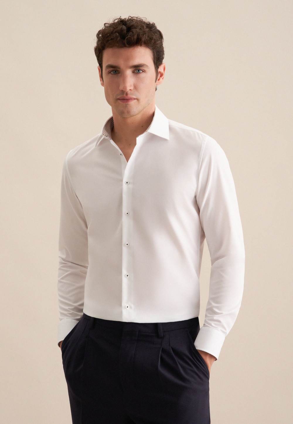 Herren Business Hemd - Uni