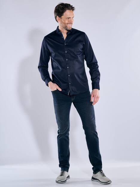 engbers Herren Langarm-Hemd 