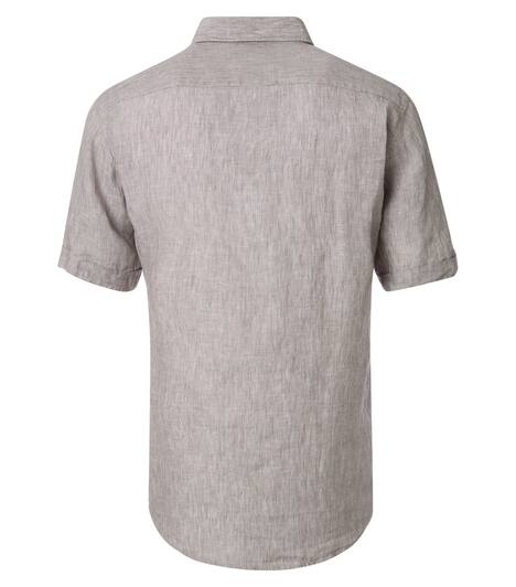 Leinenhemd uni Casual Fit