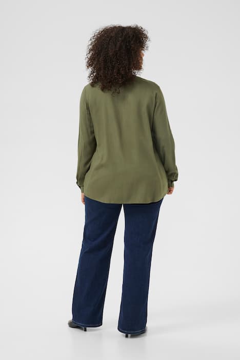 Langarm-Bluse Regular fit