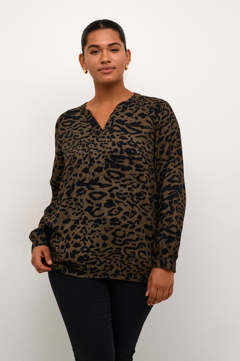 Blouse met lange mouwen Regular fit