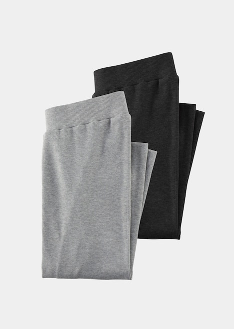 Bequeme Stoffhosen im Doppelpack
