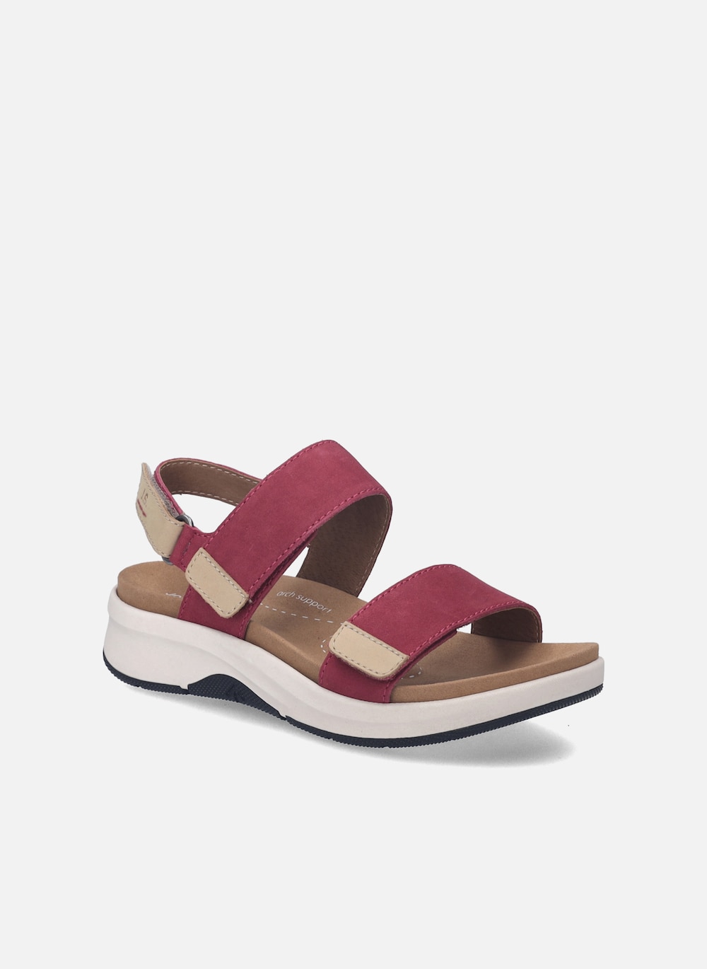 Damen Sandale Estelle 04, pink-kombi