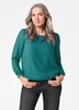 GOLDNER Schlupfbluse Blouse van luchtig chiffon