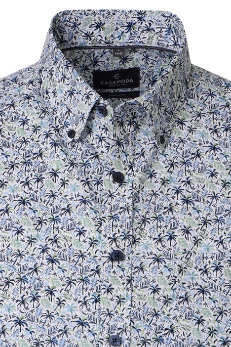 Freizeithemd Kurzarm Print Comfort Fit