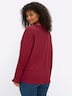 Langarm-Shirt Langarmshirt mit Spitze am V-Ausschnitt Langarm keine Angabe