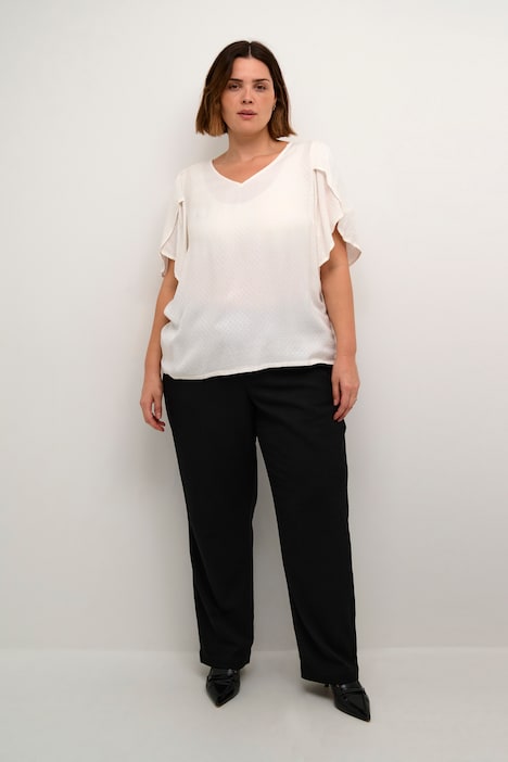 Kurzarm-Bluse Regular fit