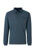 Polo-Shirt Langarm uni