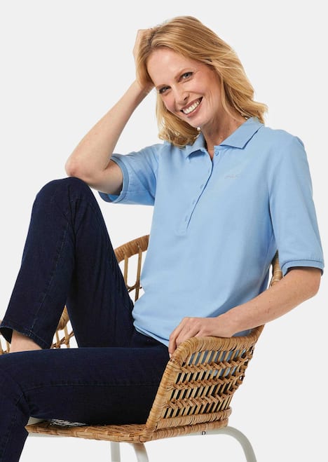 Poloshirt in hochwertiger Pikee-Qualität